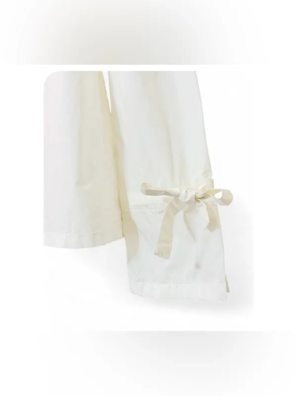 JW Anderson Uniqlo Women’s Cotton Long Tie Sleeved Collared Shirt Size XS - Image 12