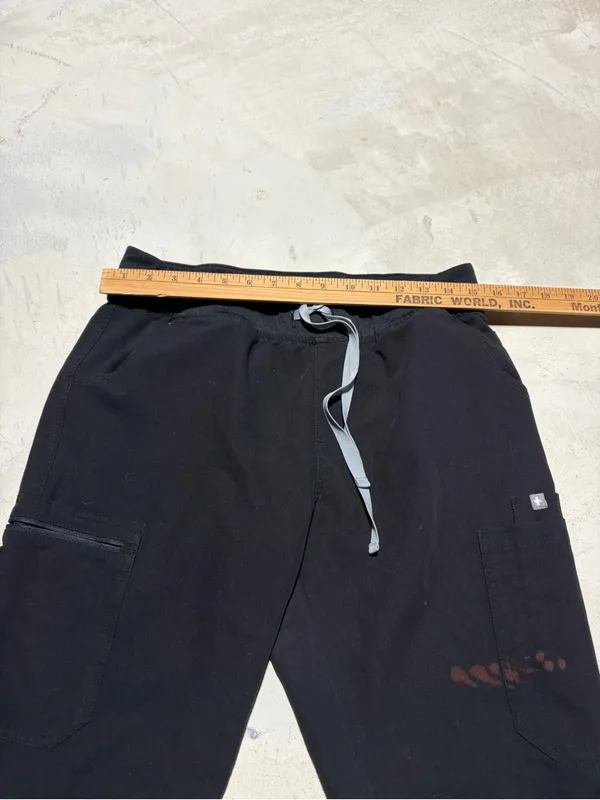 Figs Black Drawstring scrub Pants medium - Image 2