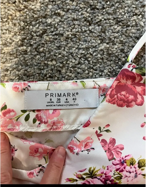Primark floral satin tank top - Image 3