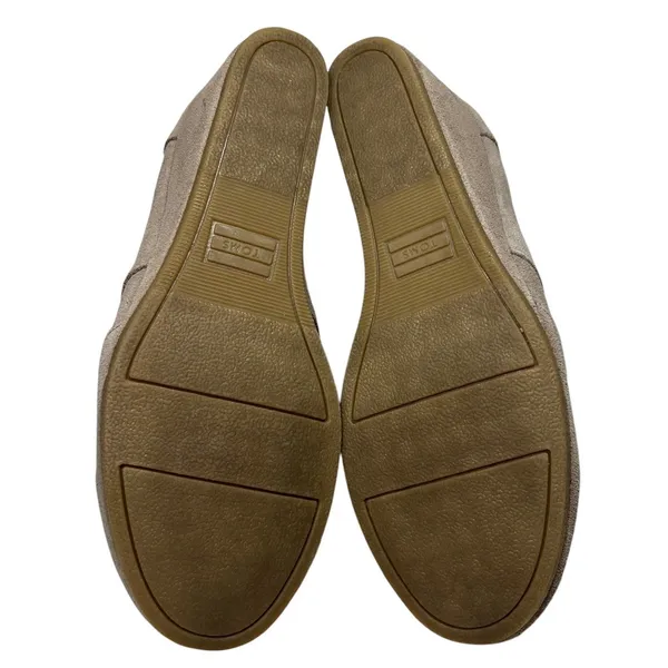 TOMS Womens Desert Wedge Taupe Suede Lace Up Ankle Booties Size 8 - Image 8