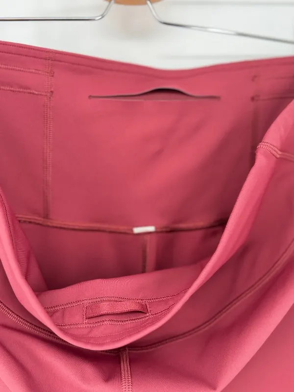 Lululemon Base Pace‎ High Rise Running Tight 25 Mulled Wine Nulux Leggings sz 14 - Image 8