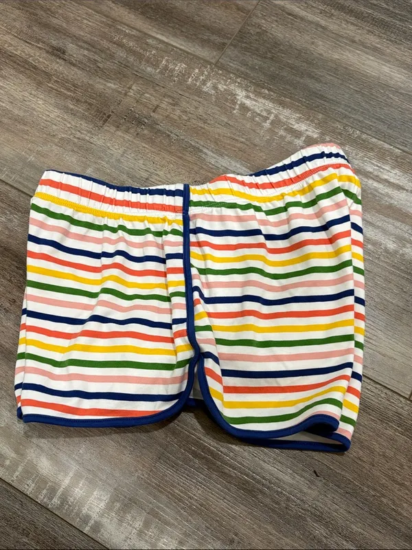 Lake Pajamas shorts rainbow striped Maisonette size XS - Image 7