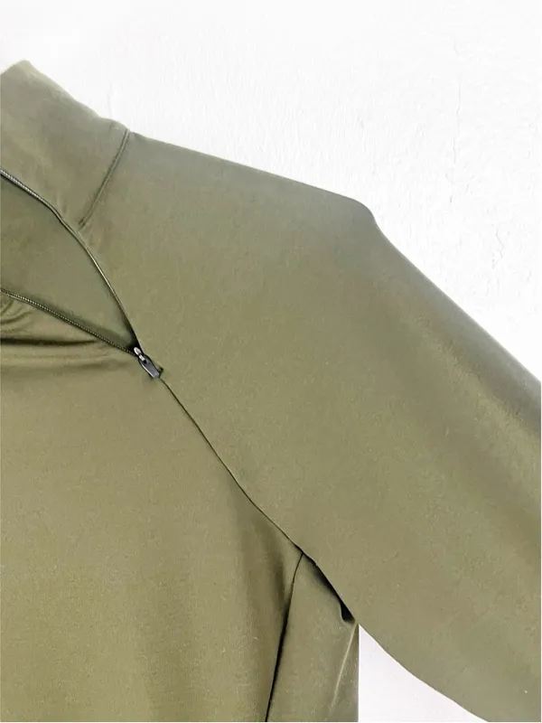 REI Green Mock Neck Long Sleeves Pullover Size Small Hiking Camping Outdoors - Image 7