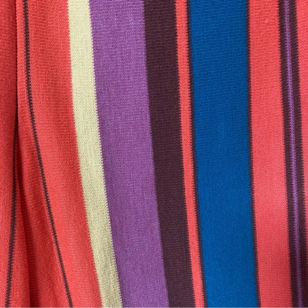 Urban Outfitters Bali Multi-color Striped Low-Rise boho Flare Stretch Pant Si… - Image 11