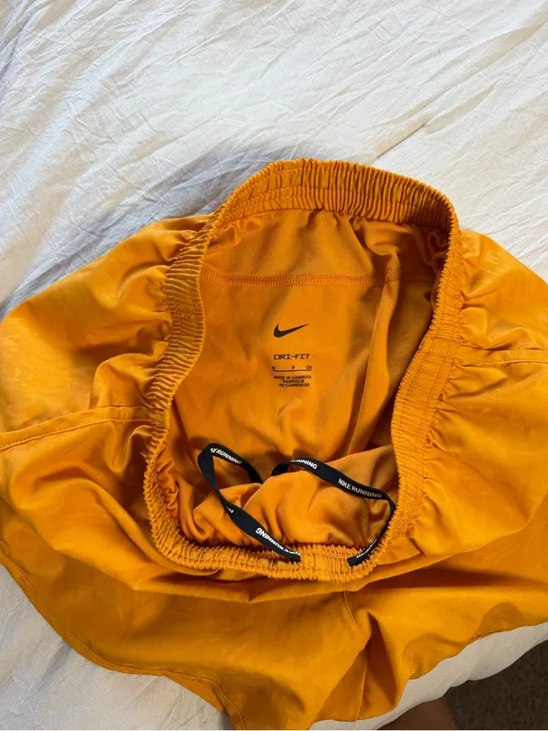 Nike Women's‎ Bright Orange Athletic Running Shorts - Image 8
