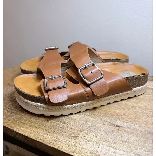 Boho Espadrille Platform Sandals DV Dolce Vita Carther Brown 7.5 - Image 7