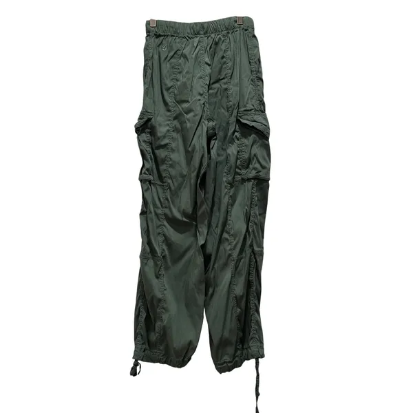 Lululemon XXS Dance Studio Cargo Pants Mid Rise‎ Green Drawstring Waist Jogger - Image 6