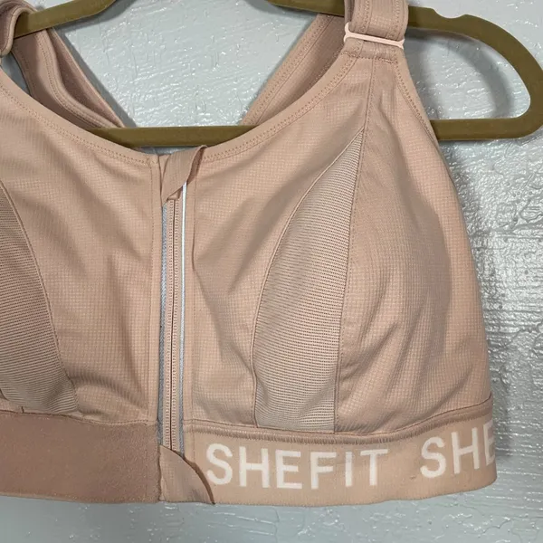 Shefit Women Plus Size 3Luxe 3XL Beige Ultimate Sports Bra High Impact Athletic - Image 2