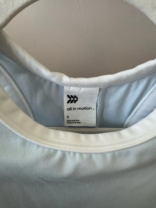 Target Blue Athletic Tank Top - Image 4