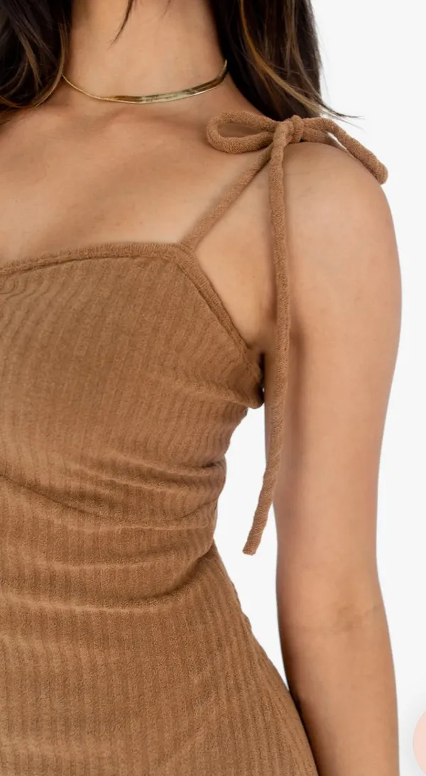 Terry Brown Dress - Image 3