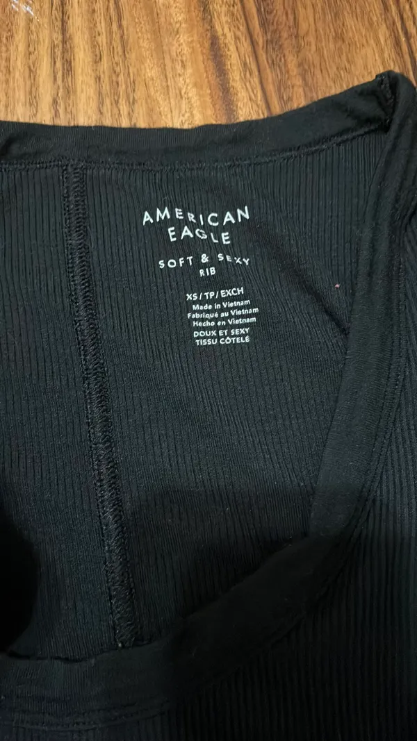 American Eagle Black Soft & Sexy Top - Image 2
