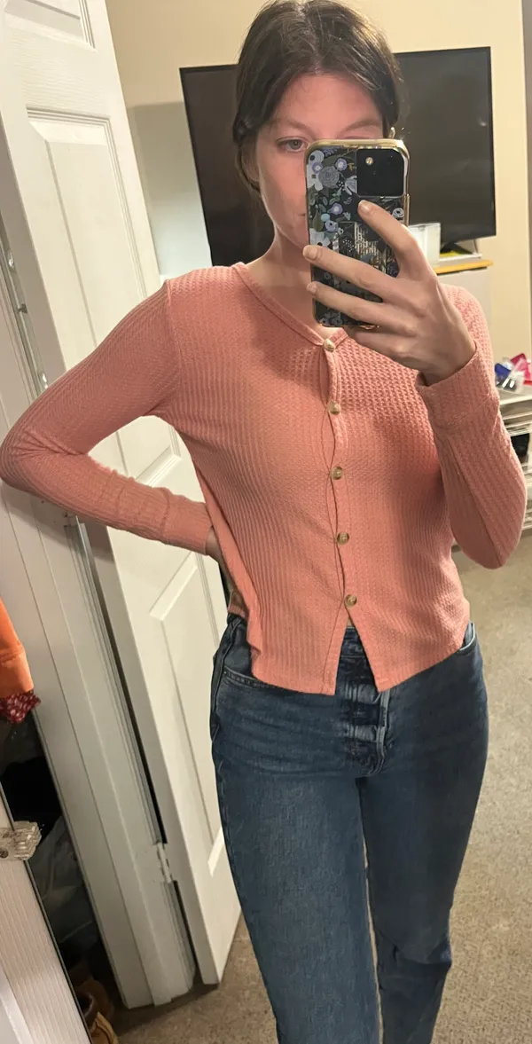 Abercrombie Pink Sweater - Image 2
