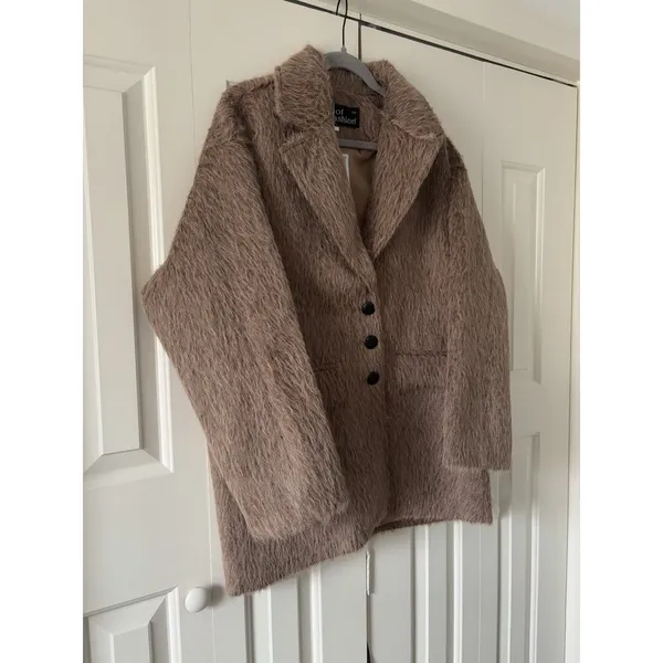 Women Faux Fur Jacket Soft Warm Plush Coat Outerwear Elegant Chic - Image 3