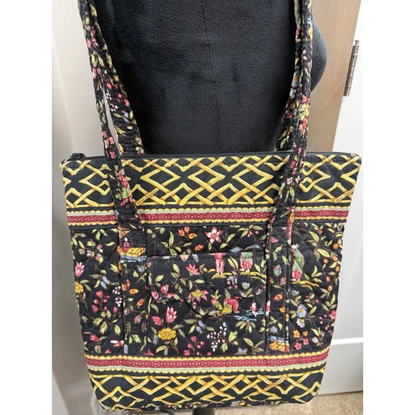 Vera Bradley Ming Oriental‎ Pattern Double Handle Tote shoulder Bag Medium - Image 2