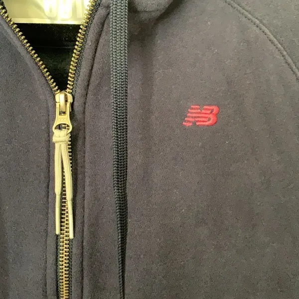 We balance navy zip up sweatshirt - Image 2