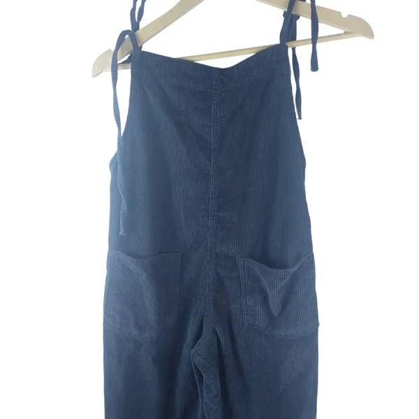 Unban Outfitters BDG Black Corduroy Overalls adjustable strap Front Pocket S - Image 3