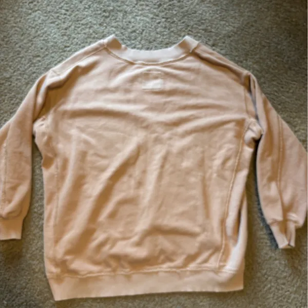 Aerie Tan Oversized Sweatshirt Size M - Image 5