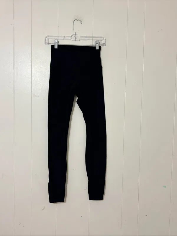 Lululemon Align High Rise Pant 28” Black Yoga Leggings Size 4 W5CTES - Image 3
