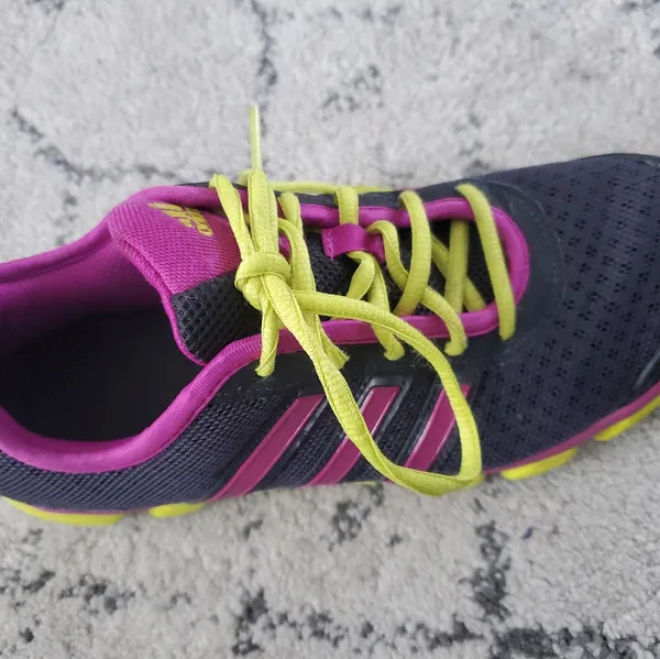 Adidas athletic shoes size 9 in purple and green . Very lightweight and … - Image 3