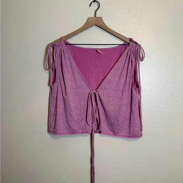 Free People Wanna Dance Metallic‎ Convertible Top - Image 5