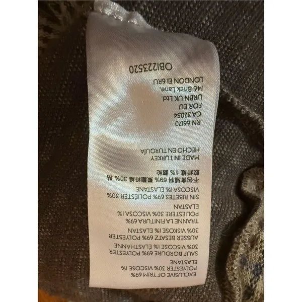 Maeve by Anthropologie Tan Plaid Pull on Pants Sz XS‎ - Image 5