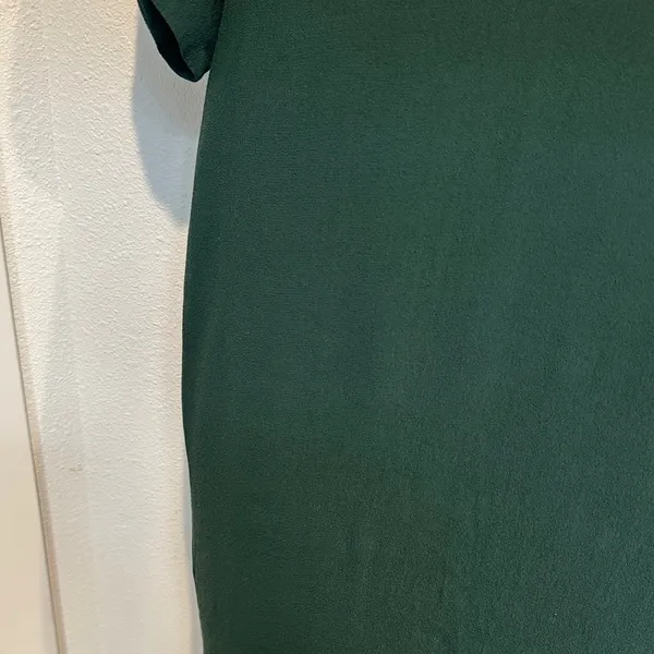 Madewell Forest Green V-Neck Short Sleeve dress - Image 6