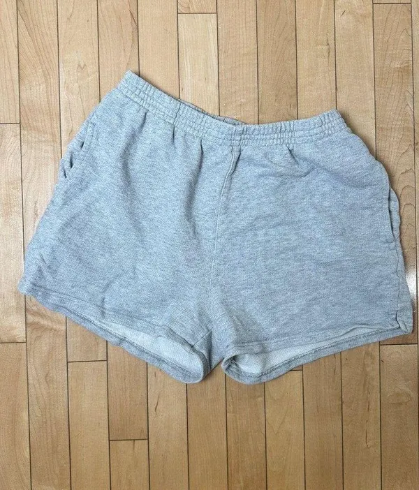 Brandy Melville JOHN GALT Grey Sweat Shorts One Size Loungewear COmfy - Image 2