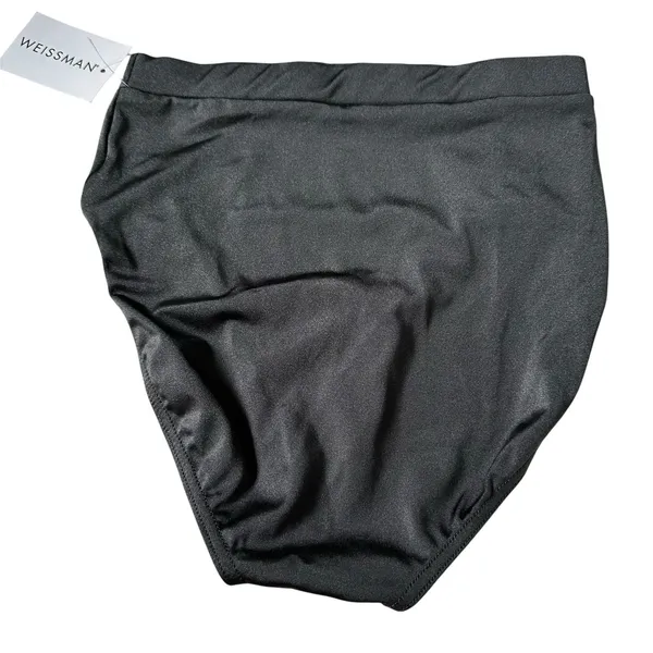 Weissmans Dancewear High Rise Briefs Gray Large | 69-25 - Image 3