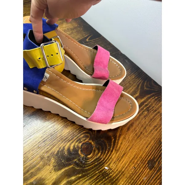 Steve Madden Multi Color Wedges Size 9‎ - Image 2