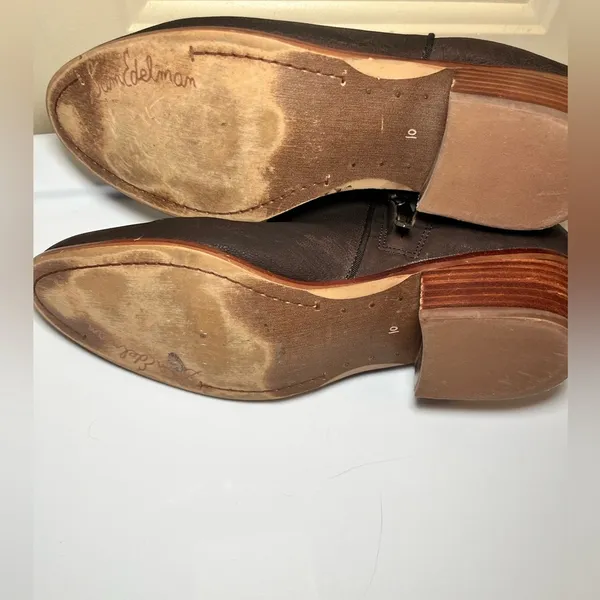 Sam‎ Edelman Petty Leather Dainty Ankle booties in coffee women’s sz 10 - Image 8