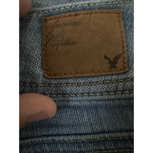 American Eagle Slim Boot Jeans Women’s Sz 8 Stretch W30 L31.5 Light Wash - Image 9