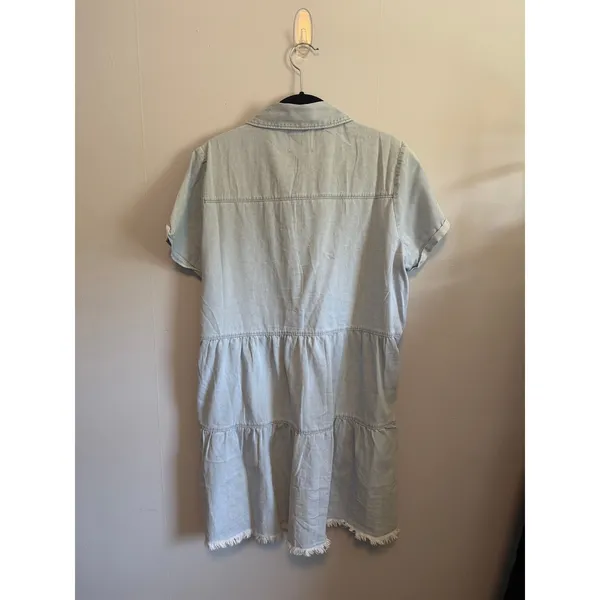 Show Me Your Mumu Birmingham Jean Dress Button Down Size Large 100% Cotton - Image 11