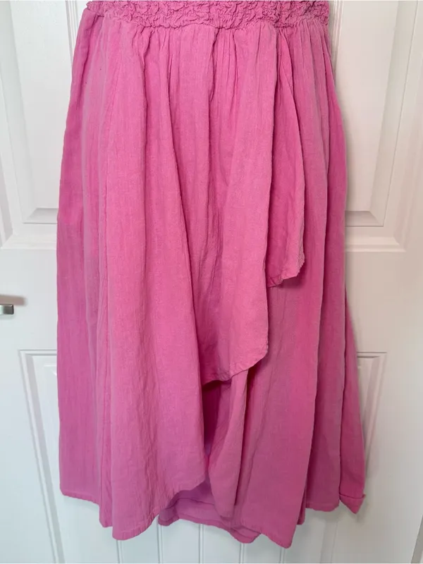 Free People Small Sparkling Moment Midi Barbiecore Y2K Fairycore McBling Dress - Image 7