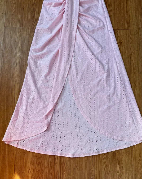 Chicme light pink strapless dress - Image 5