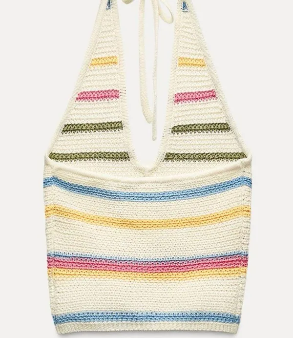 ZARA Crochet Halter Top - Image 9