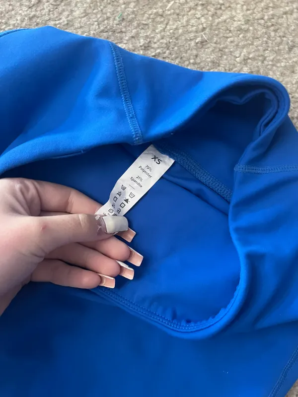 Blue Flare Leggings Size XS - Image 2