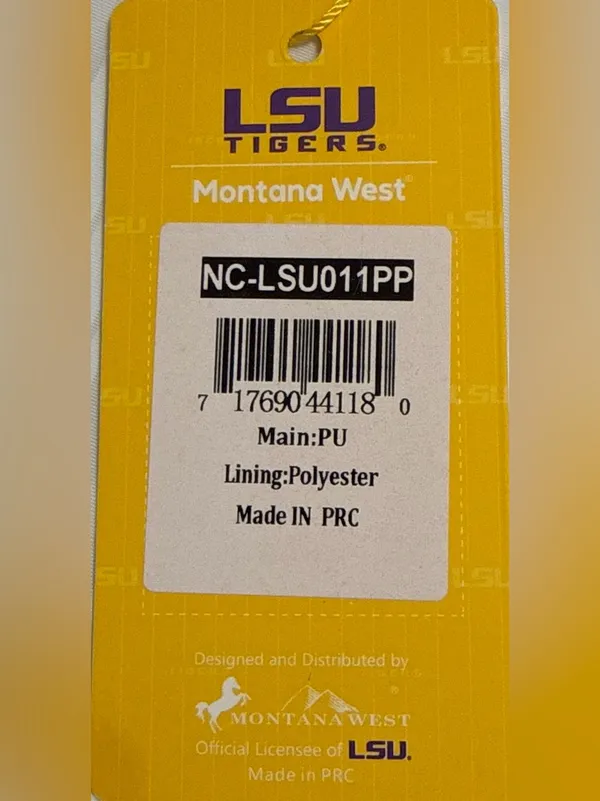 Montana West LSU Purple and Gold Wallet Wristlet Set NWT - Image 9