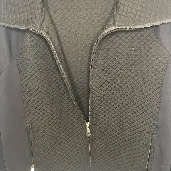 Ralph Lauren Black Quilted Bomber Jacket - Image 5