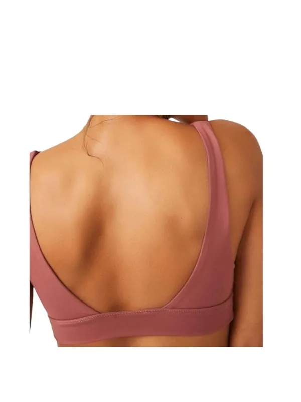 Free People Movement Duo Corset Bra Pink Size M Summer Minimalist Loungewear - Image 10