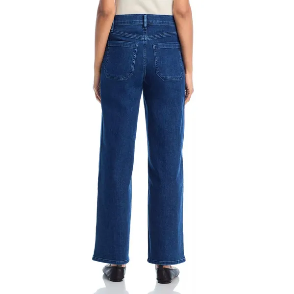 FRAME Le Slim‎ Palazzo Modernist Pocket Jeans in Loner Size 24 - Image 4
