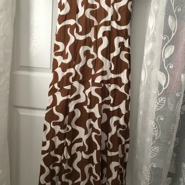Versona back zipper maxi midi babydoll dress, size xs - Image 4