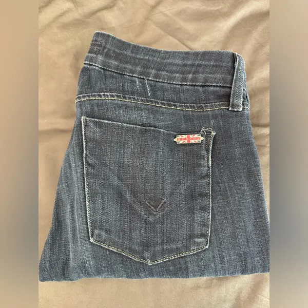 Hudson Metallic W427DHA Straight Skinny Denim Jeans 27 - Image 6
