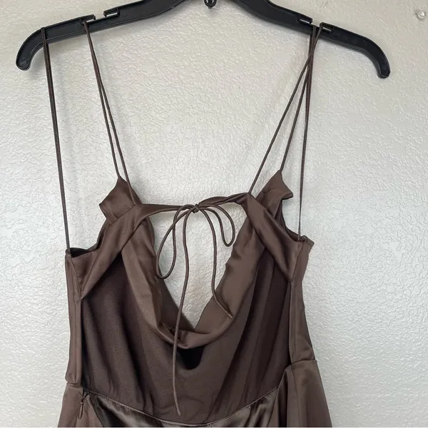 Meshki Kelsey Cowl neck Playsuit SZ L - Image 5