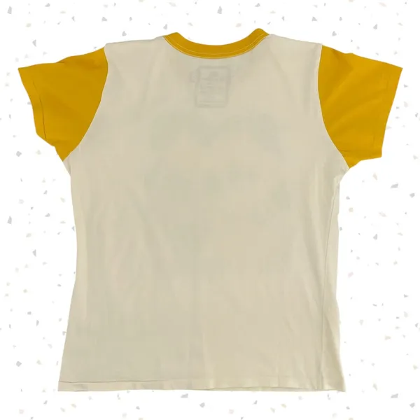 Big Bud Press Lemon Yellow Short Sleeve Lemonade Ringer Tee Anniversary Size M - Image 2