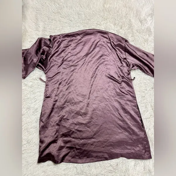 Victoria's Secret silk robe purple - Image 2