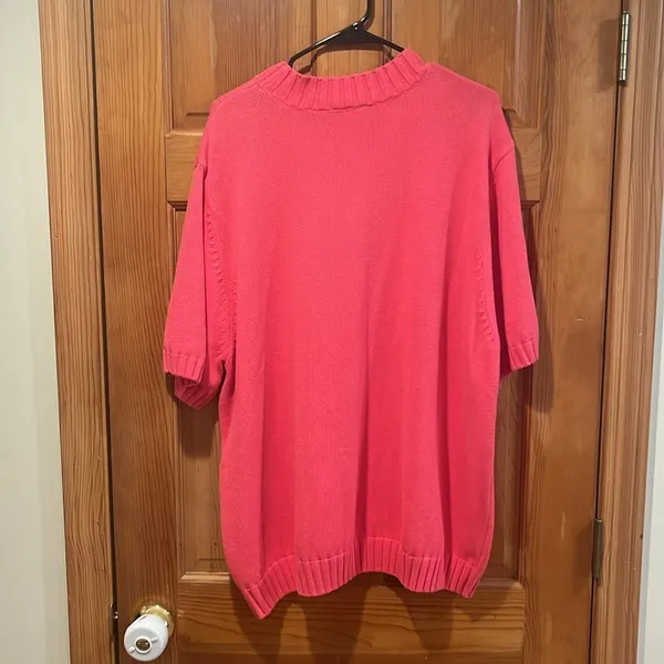 Appleseed’s women’s plus size short sleeve sweater size 3X . - Image 3