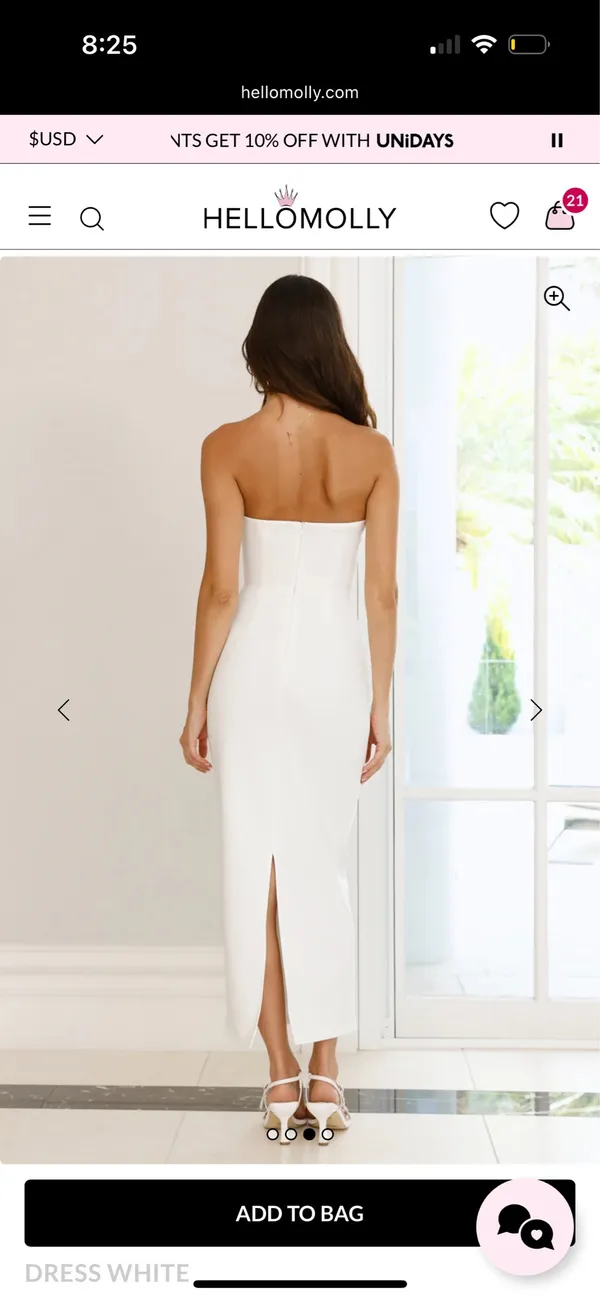 Hello Molly Serenade of Love Strapless Dress - Image 2
