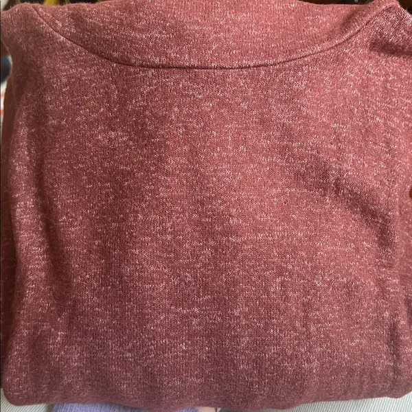 American Eagle Super Soft Maroon/ Burgundy Turtleneck Longsleeve Dress - Image 5