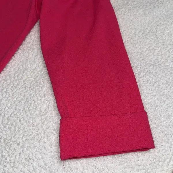 Jodifl vibrant pink open front drape blazer long sleeve see measurements - Image 8