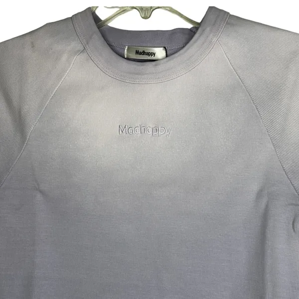 MadHappy Ribbed Babydoll Ombre Shirt nwt - Image 2